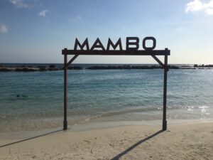 Mambo Beach op Curacao